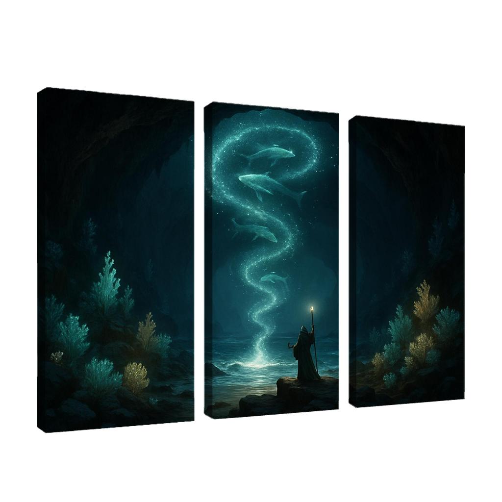 Sanctum Of The Tidebound Constellation modern paintings frame