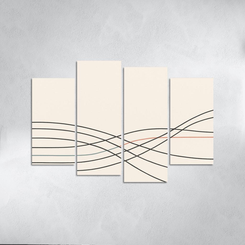 Whisper Of Parallel Lines framed paintings