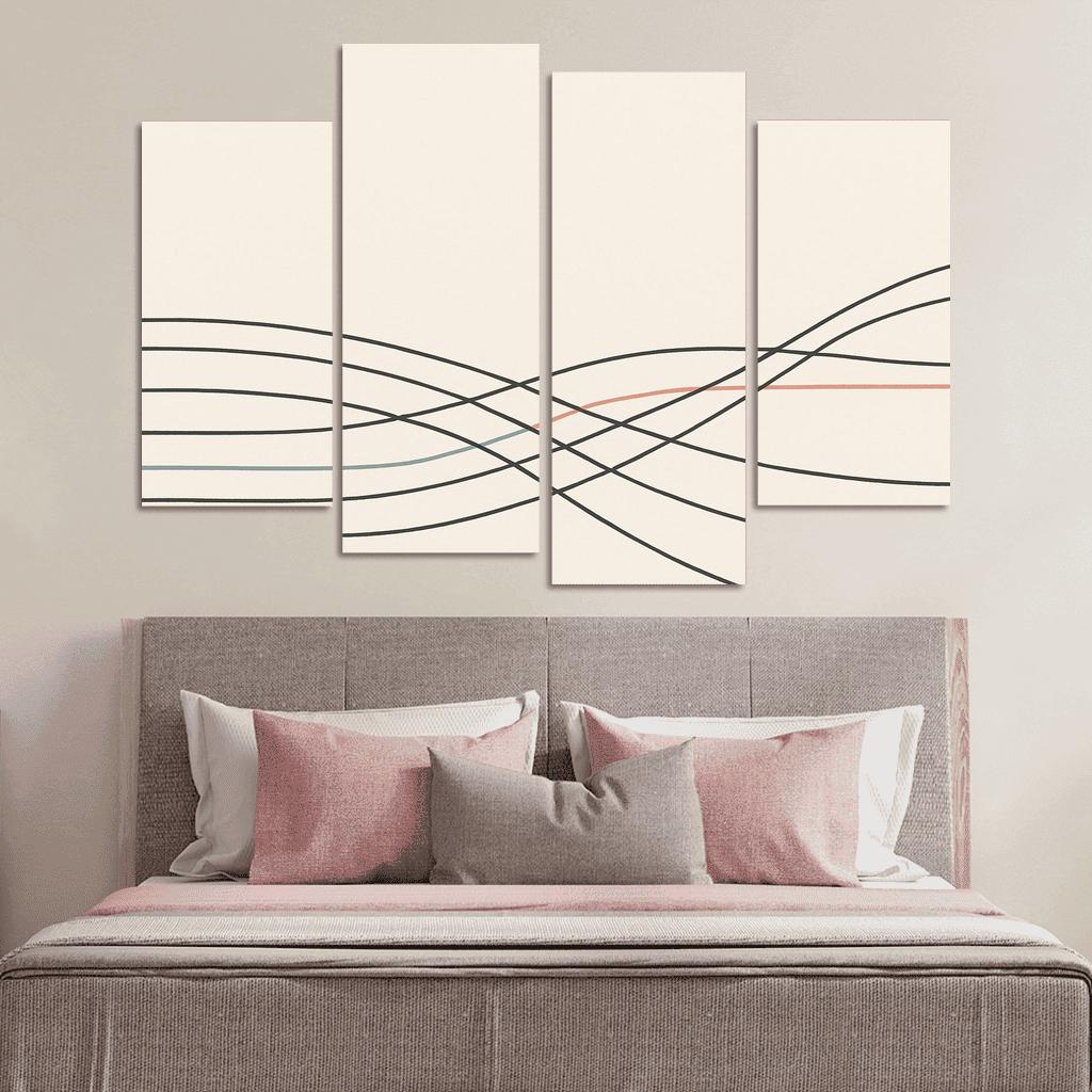 Whisper Of Parallel Lines framed paintings