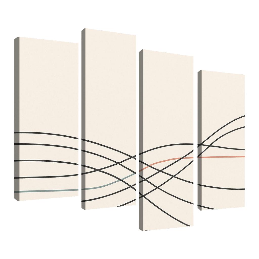 Whisper Of Parallel Lines framed paintings
