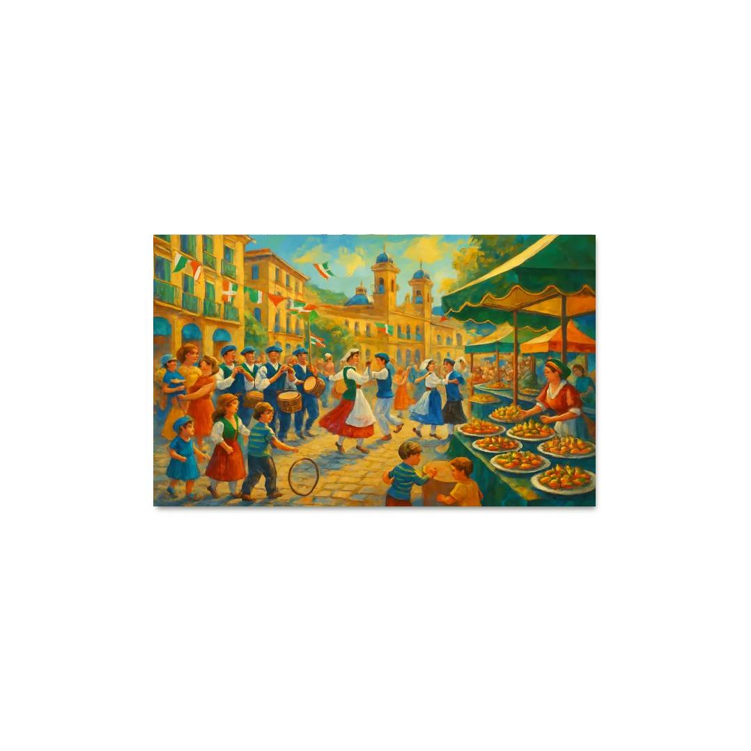 San Sebastian Day oil paintings frame