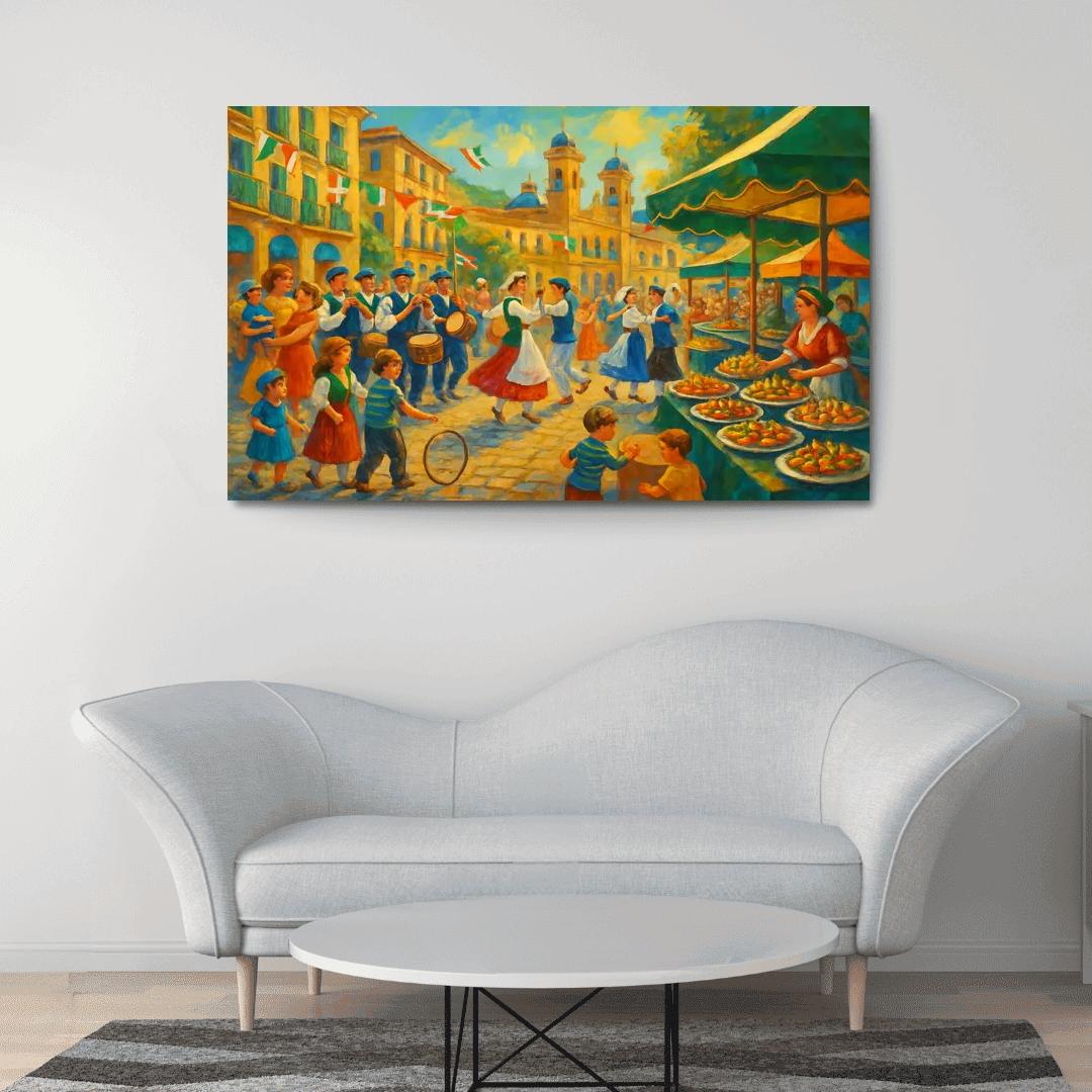 San Sebastian Day oil paintings frame