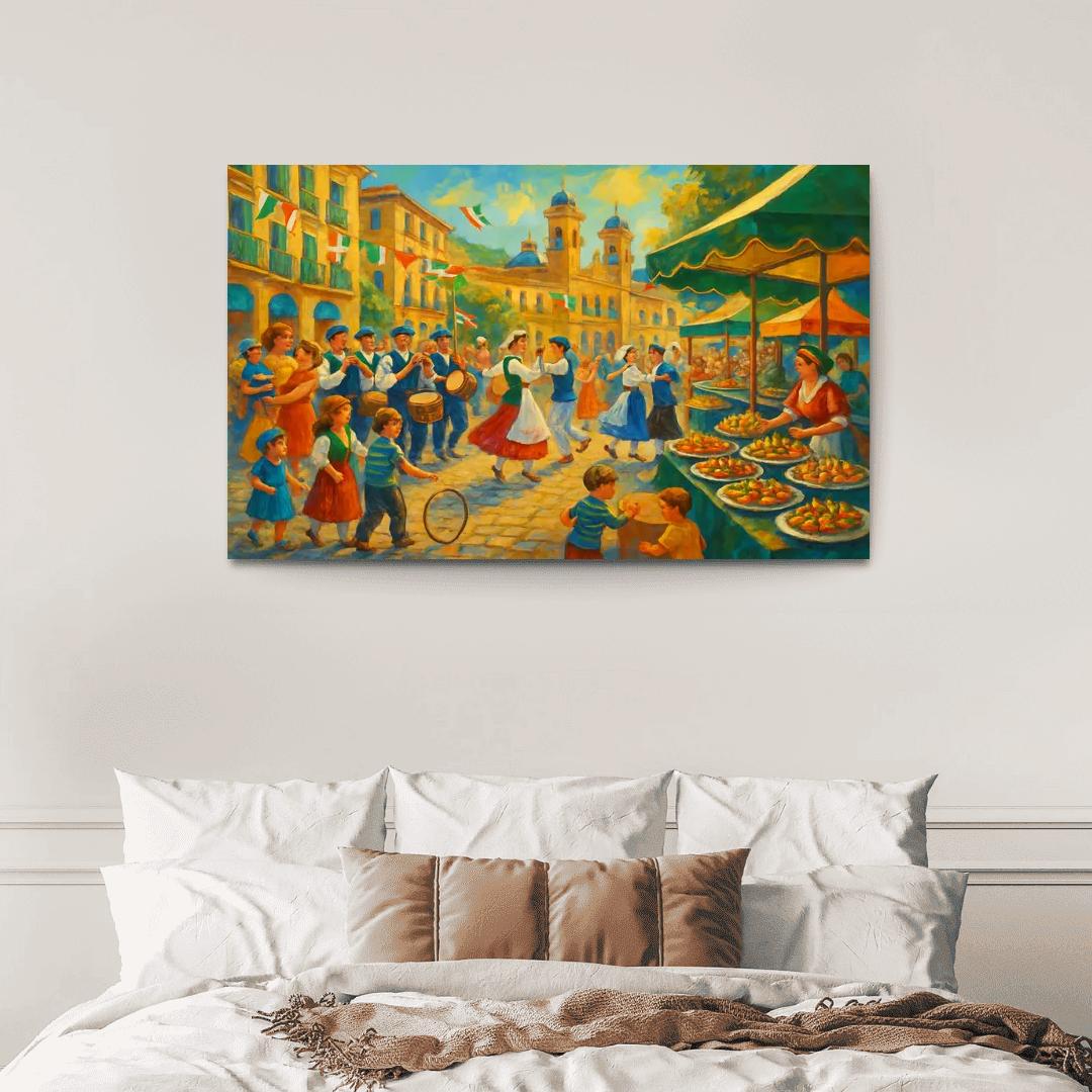 San Sebastian Day oil paintings frame