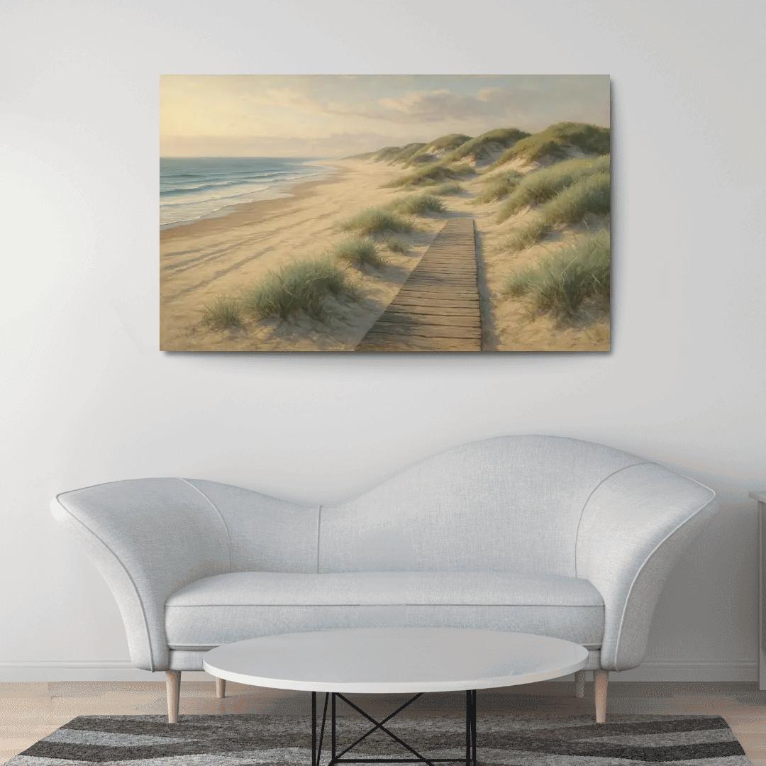 Whispering Dune Sanctuary multi-panel paintings