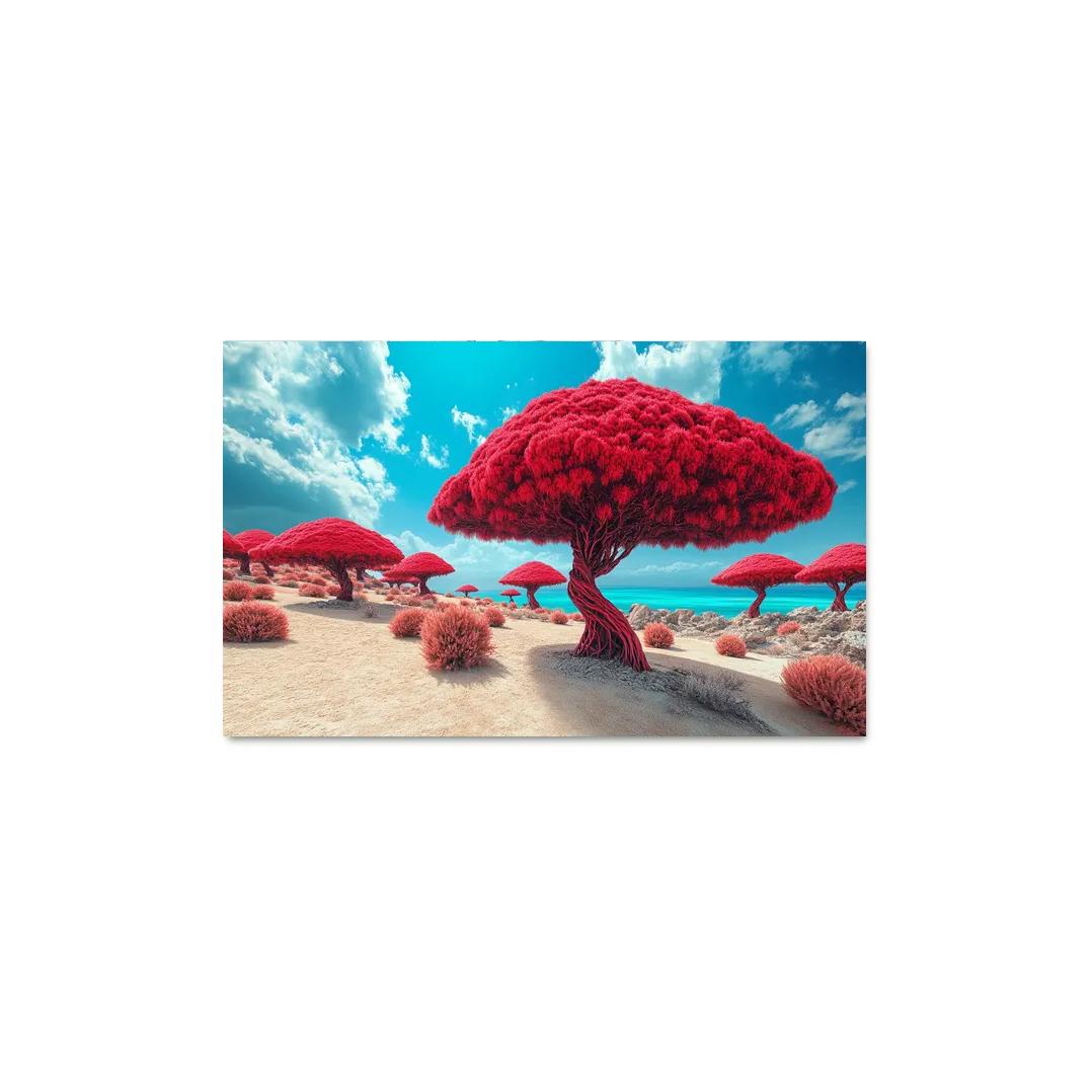 Dragon Blood Trees Of Socotra Island canvas paintings frame