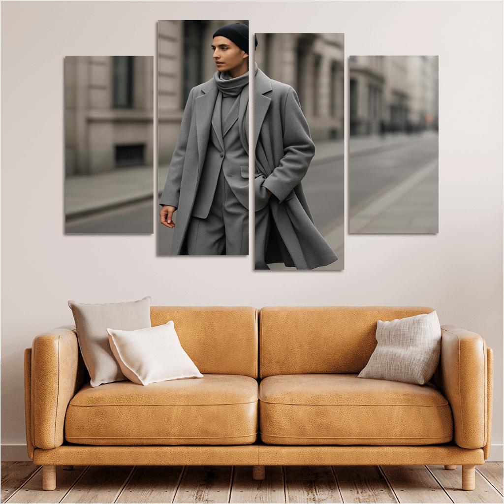 Chromatic Whisper Monochrome Layering home decor