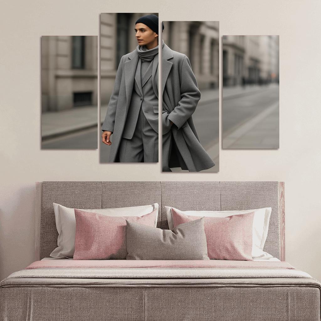 Chromatic Whisper Monochrome Layering home decor