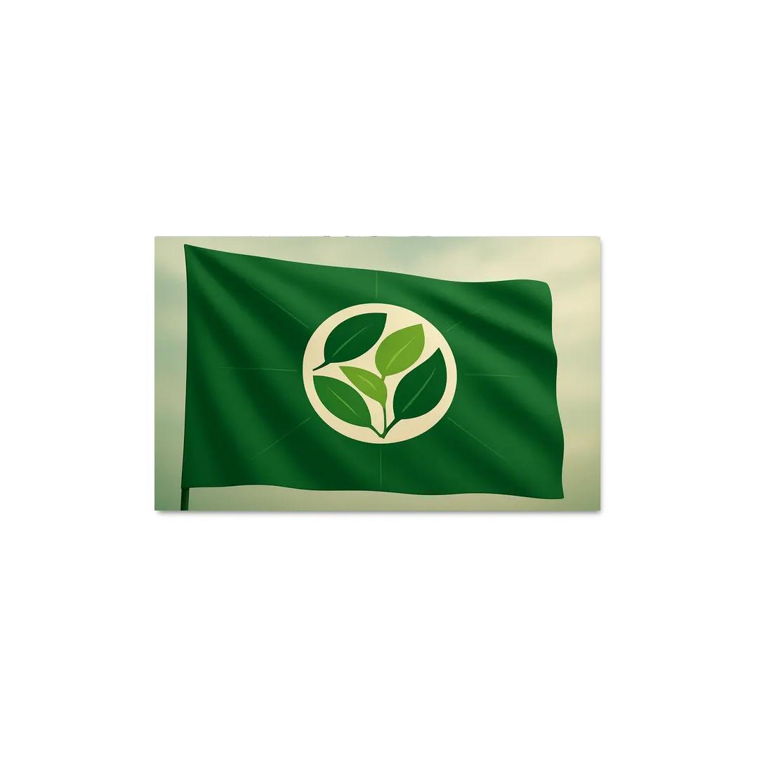 Verdant Circle Earth Banner decor