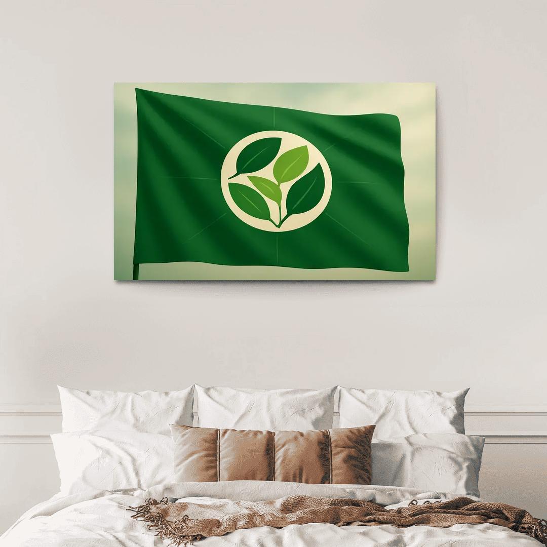 Verdant Circle Earth Banner decor