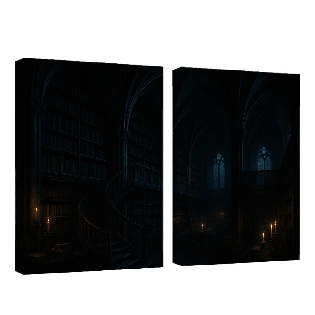 Nocturne Library Of Endless Arches home decor