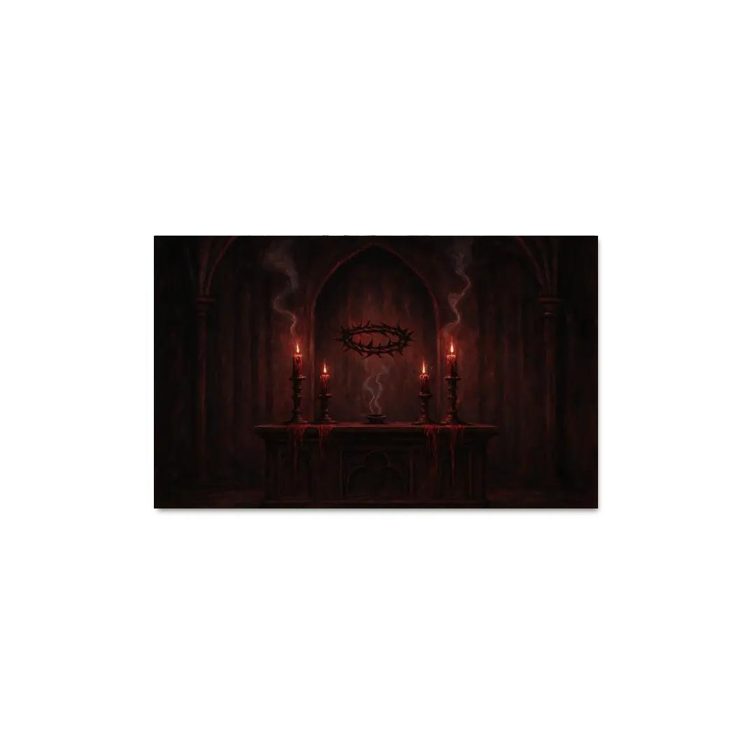 Thorn Crowned Shadow Altar decor