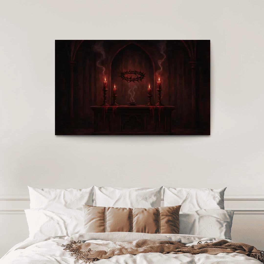 Thorn Crowned Shadow Altar decor