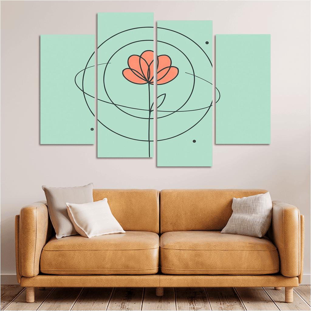 Silent Orbit Bloom premium artwork frames