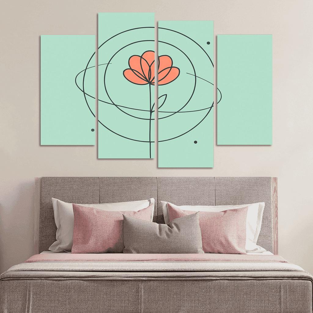 Silent Orbit Bloom premium artwork frames