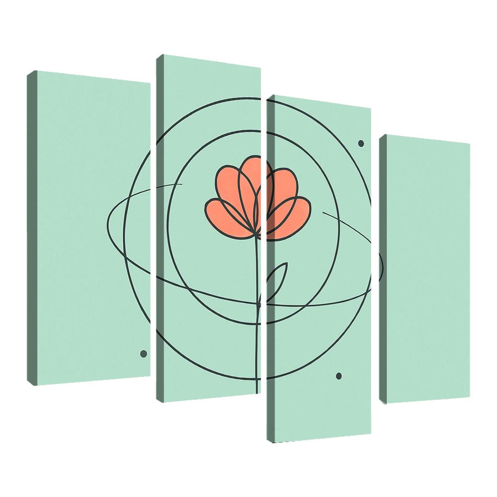 Silent Orbit Bloom premium artwork frames