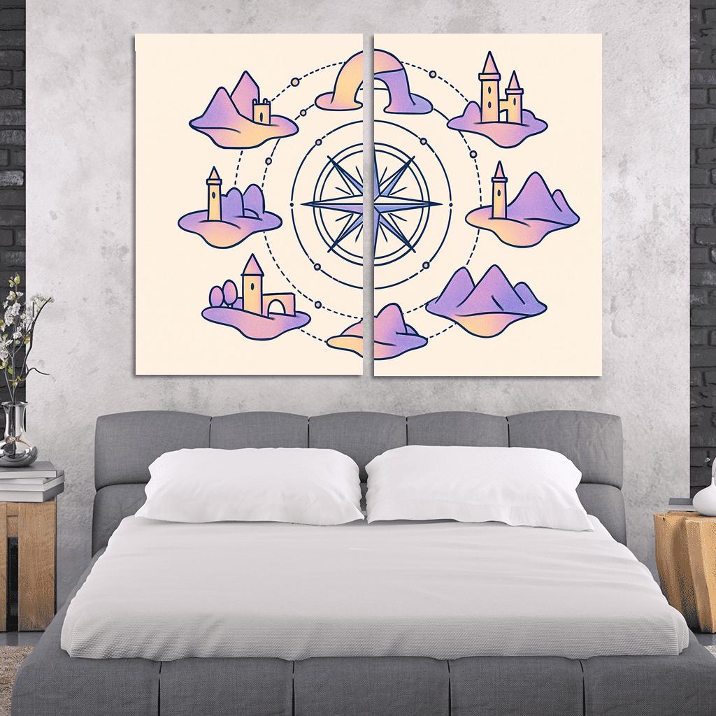 Compass Rose Of Floating Realms one-piece frames