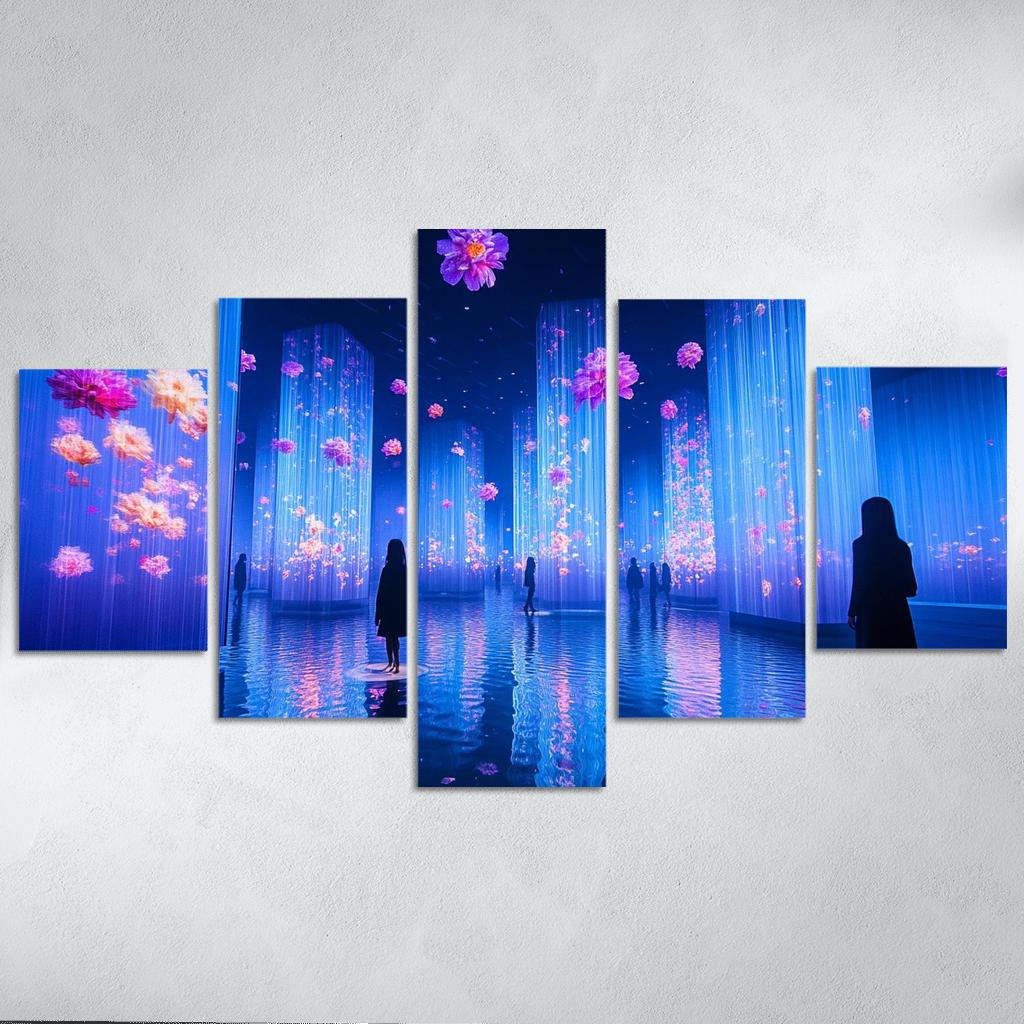 Teamlab Planets Tokyo framed paintings