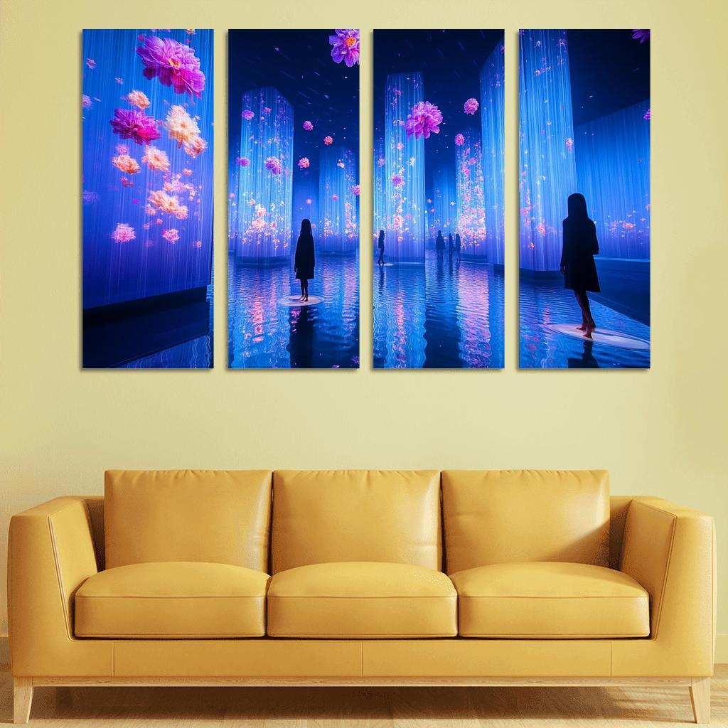 Teamlab Planets Tokyo framed paintings