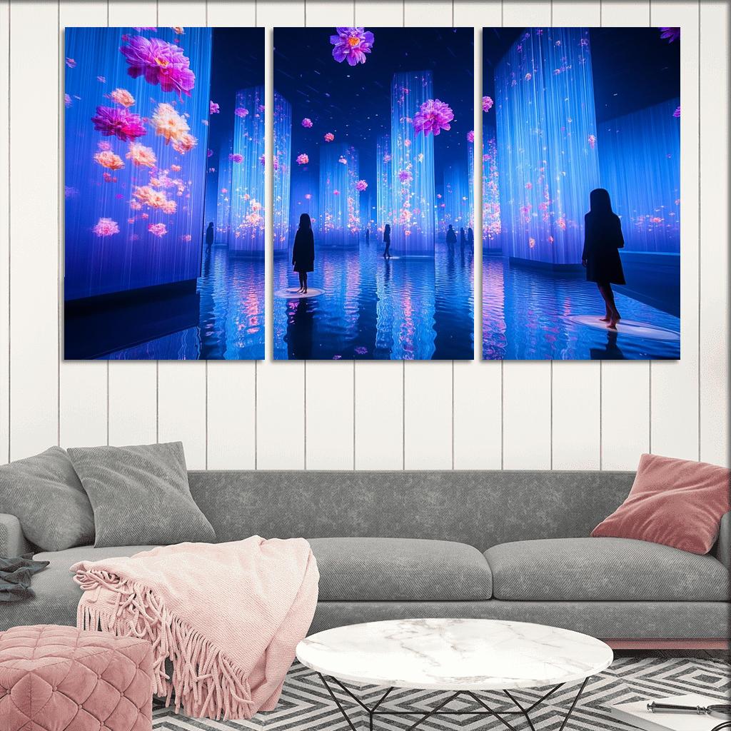 Teamlab Planets Tokyo framed paintings