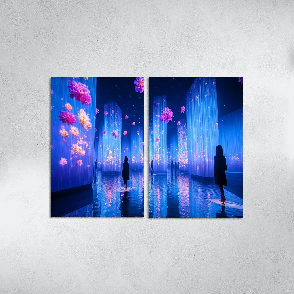 Teamlab Planets Tokyo framed paintings