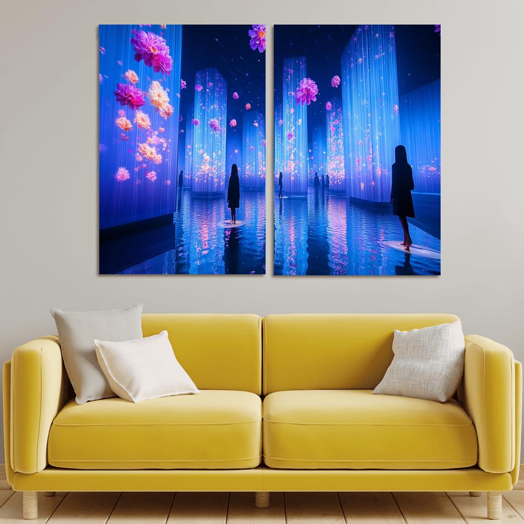 Teamlab Planets Tokyo framed paintings