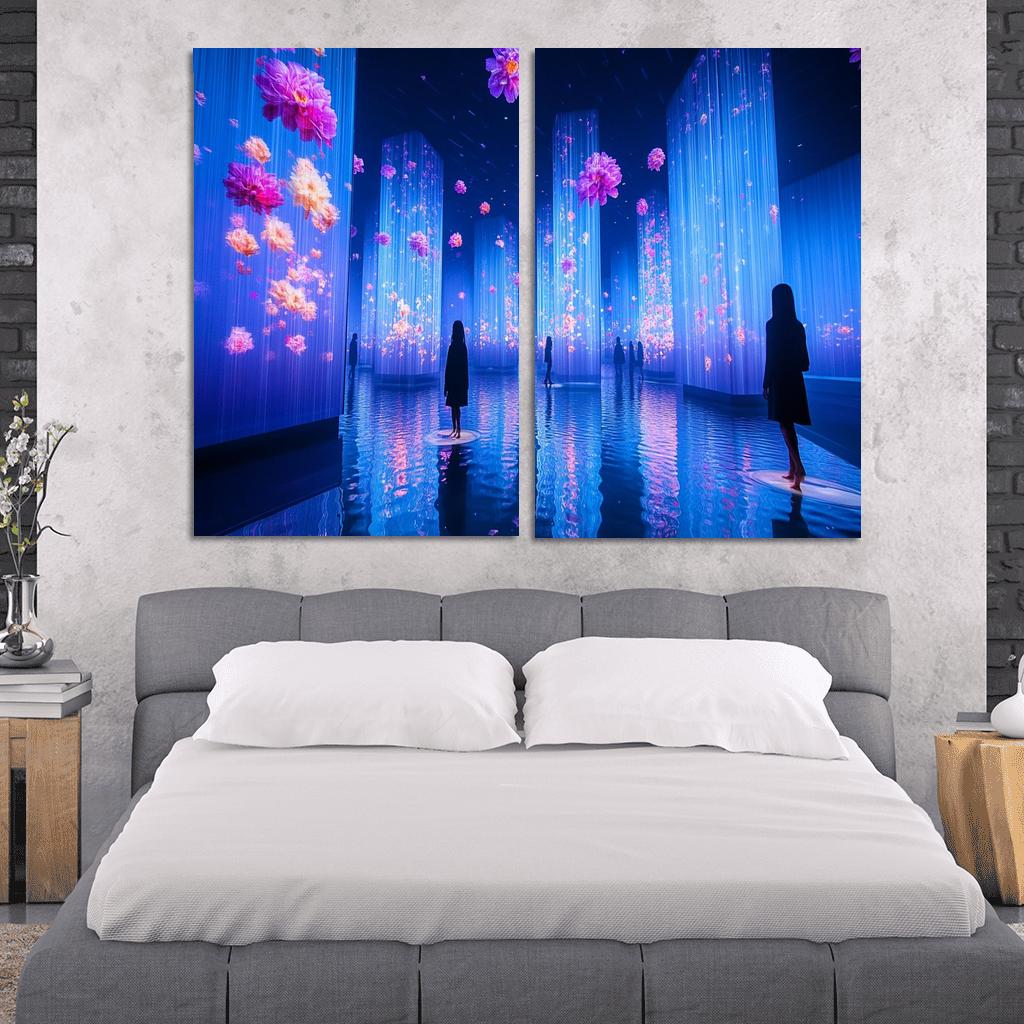 Teamlab Planets Tokyo framed paintings