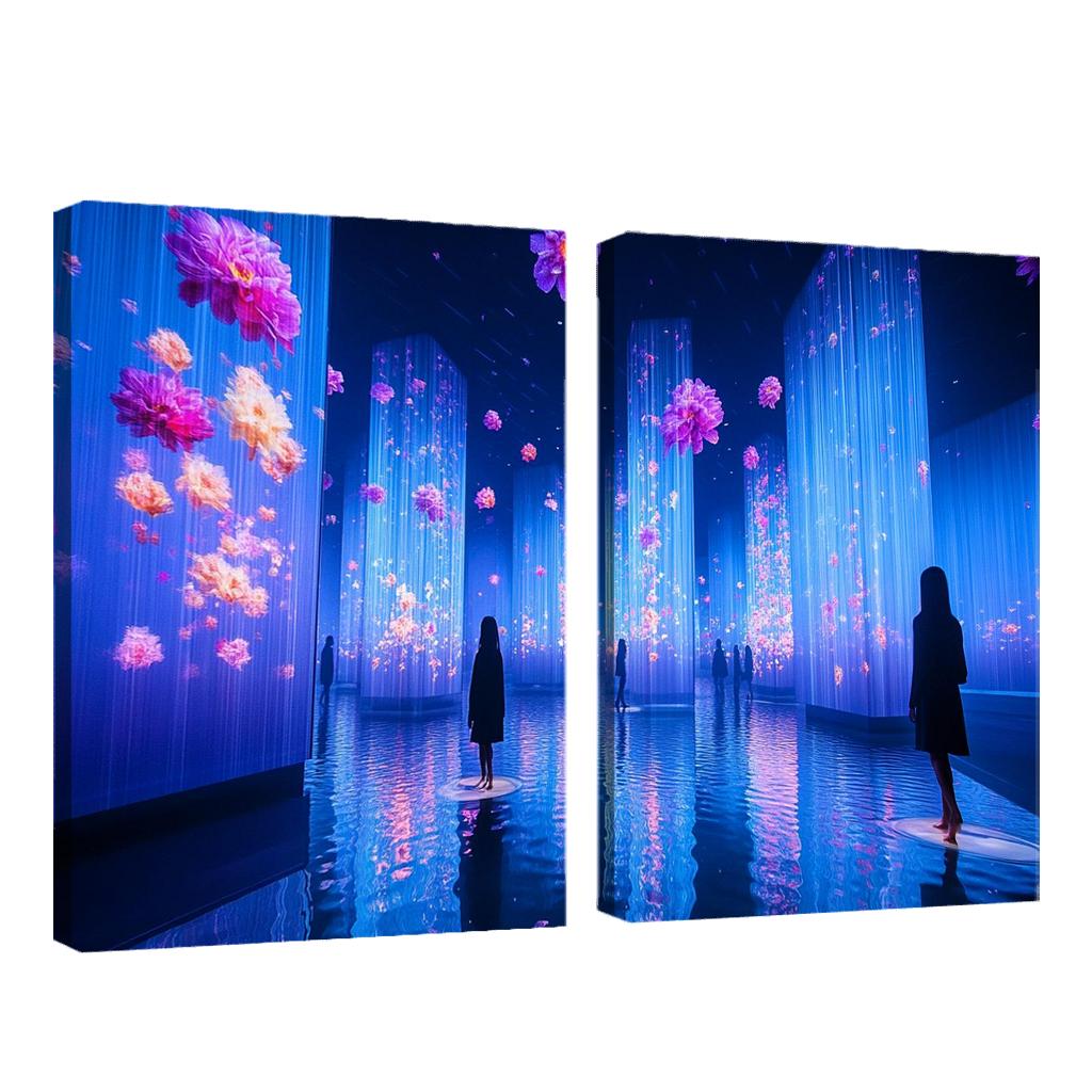 Teamlab Planets Tokyo framed paintings
