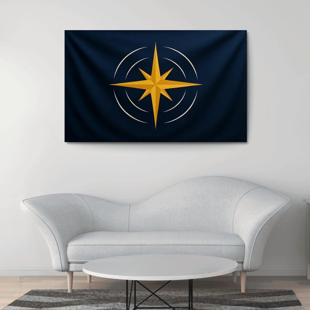 Celestial Compass Banner Of Shared Horizons multi-panel paintings