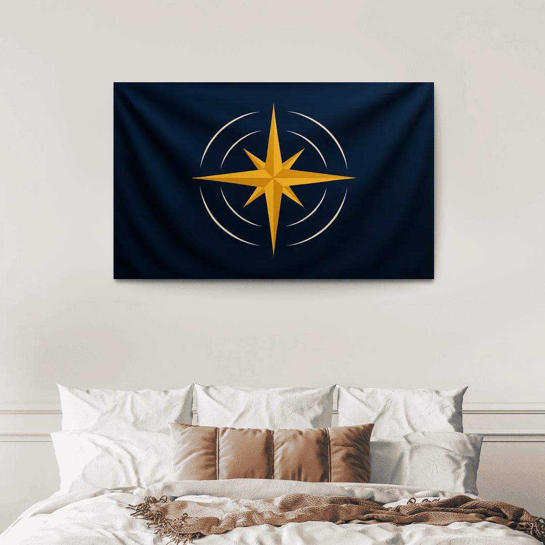 Celestial Compass Banner Of Shared Horizons multi-panel paintings