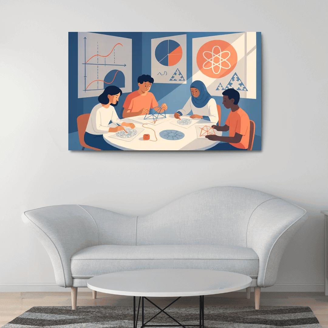 Visual Thinking In Mathematics Studio wall decor