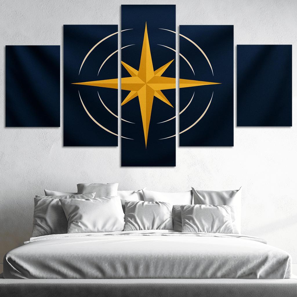 Celestial Compass Banner Of Shared Horizons multi-panel paintings