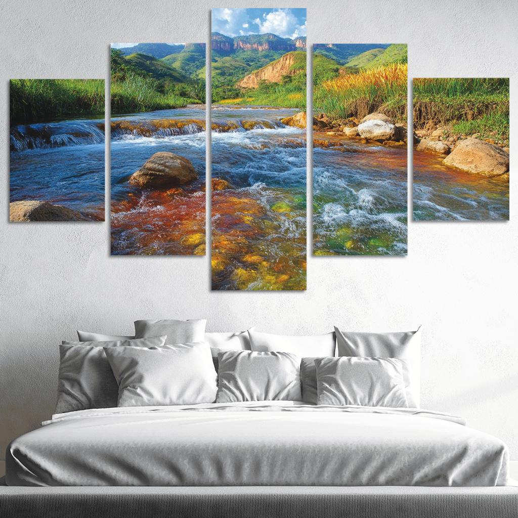 Cano Cristales River La Macarena Colombia framed paintings