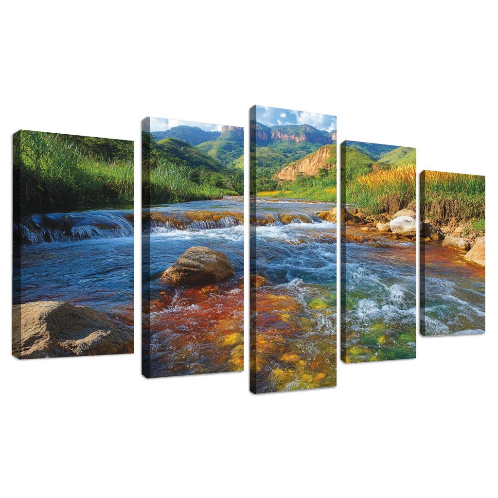 Cano Cristales River La Macarena Colombia framed paintings