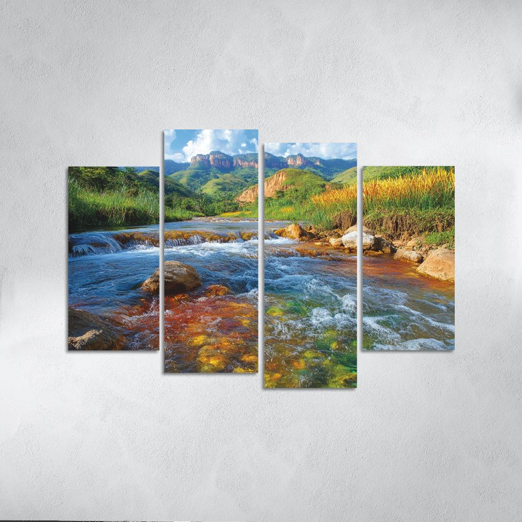 Cano Cristales River La Macarena Colombia framed paintings