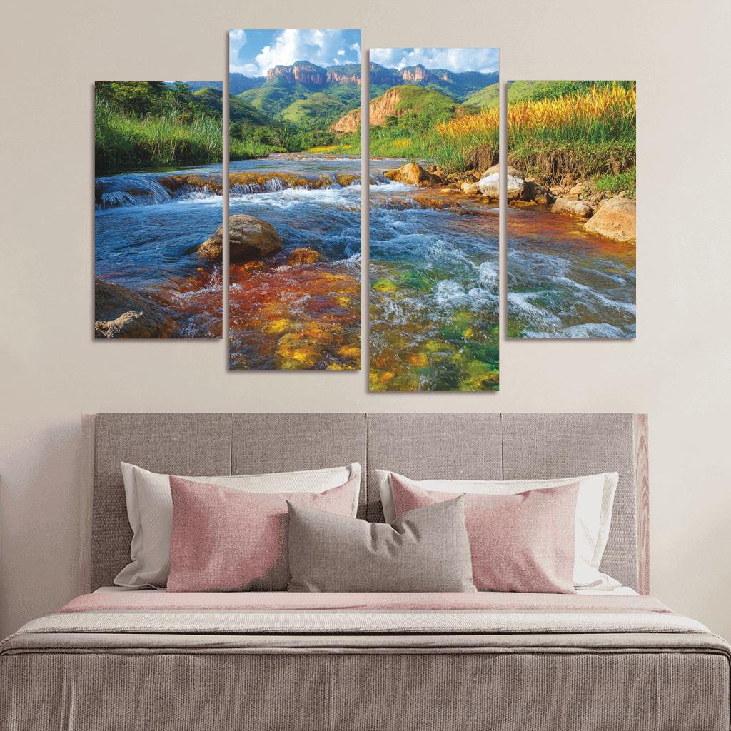Cano Cristales River La Macarena Colombia framed paintings