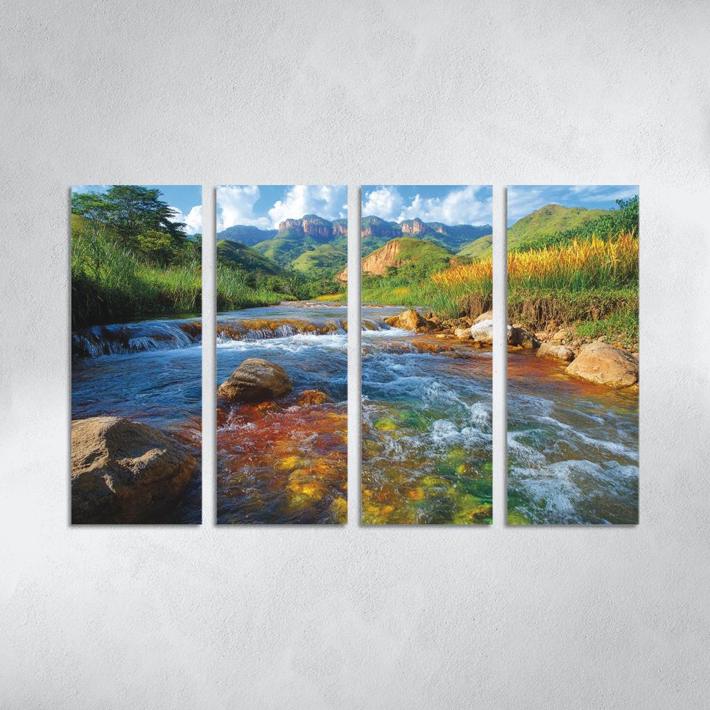 Cano Cristales River La Macarena Colombia framed paintings