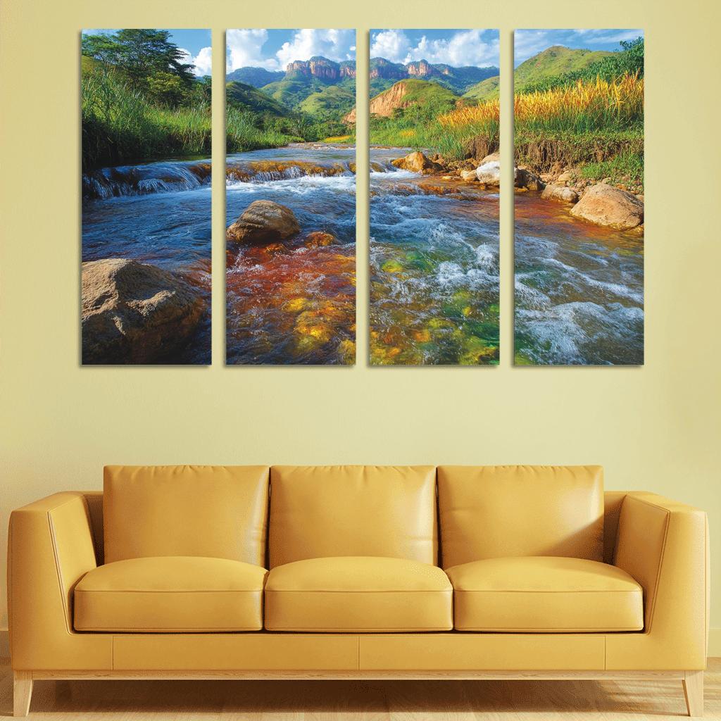 Cano Cristales River La Macarena Colombia framed paintings