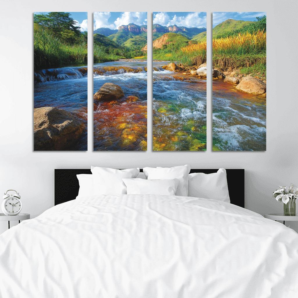 Cano Cristales River La Macarena Colombia framed paintings