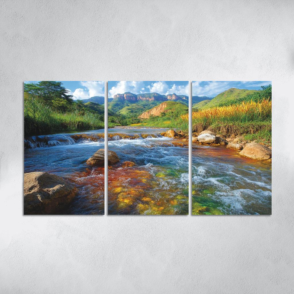 Cano Cristales River La Macarena Colombia framed paintings