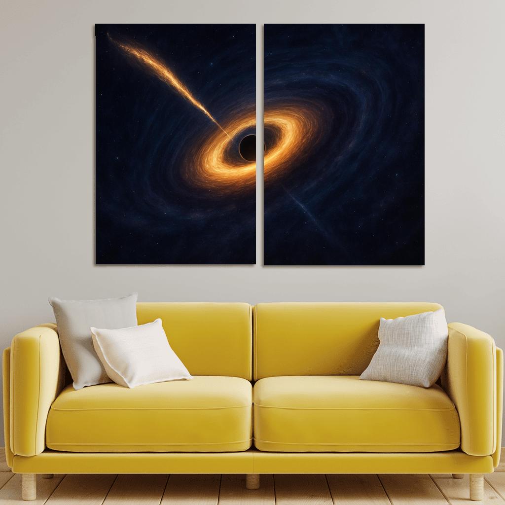 Tidal Disruption Echoes Around A Black Hole art trends