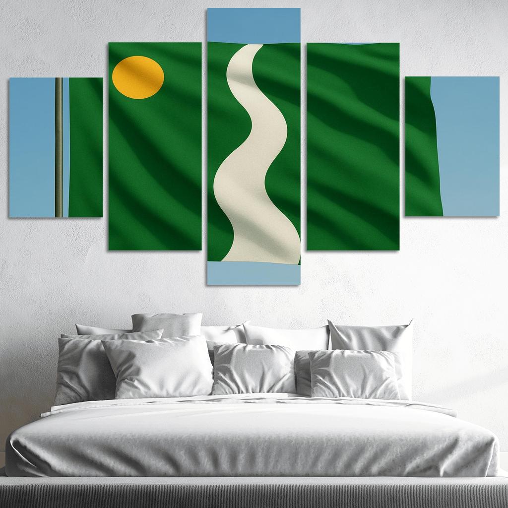 Verdant River Standard Of Living Earth modern paintings frame