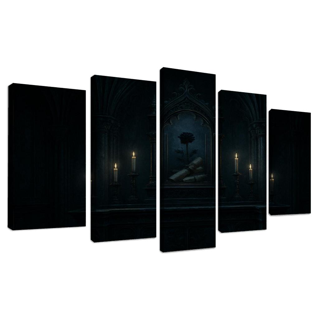 Midnight Reliquary Altar custom paintings frame