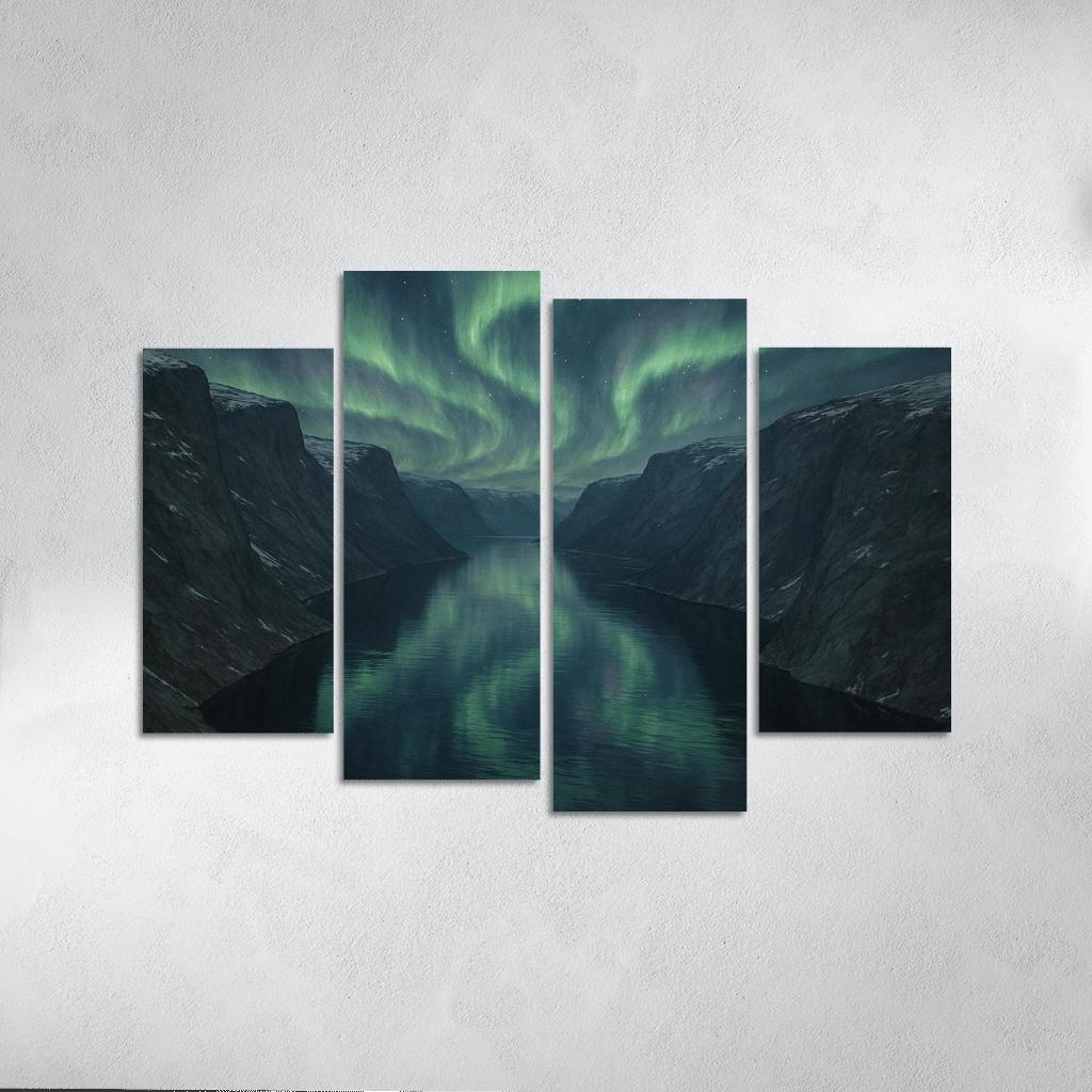 Aurora Clouds Above The Crystal Fjord decor