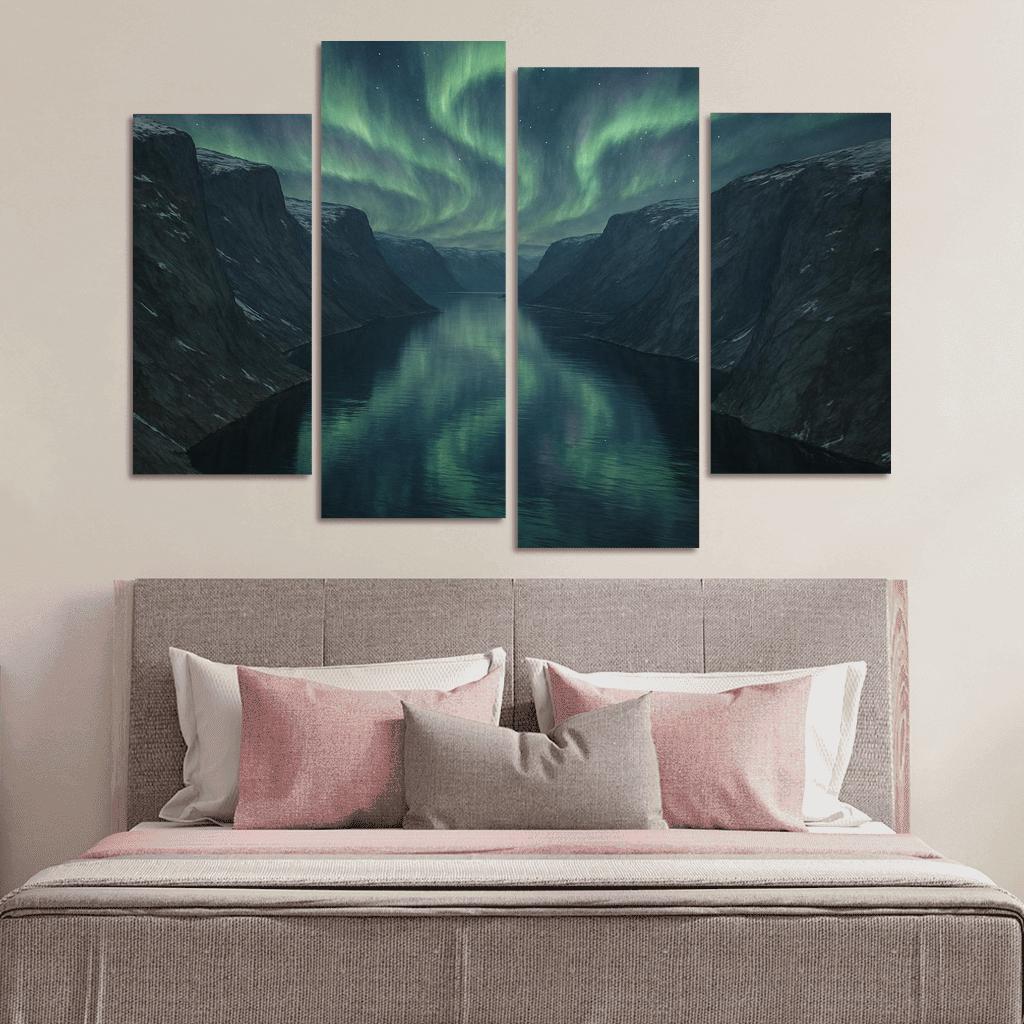 Aurora Clouds Above The Crystal Fjord decor