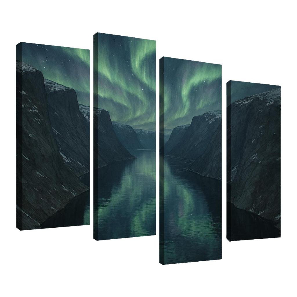 Aurora Clouds Above The Crystal Fjord decor