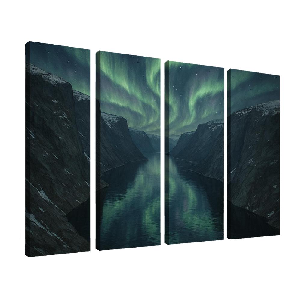 Aurora Clouds Above The Crystal Fjord decor