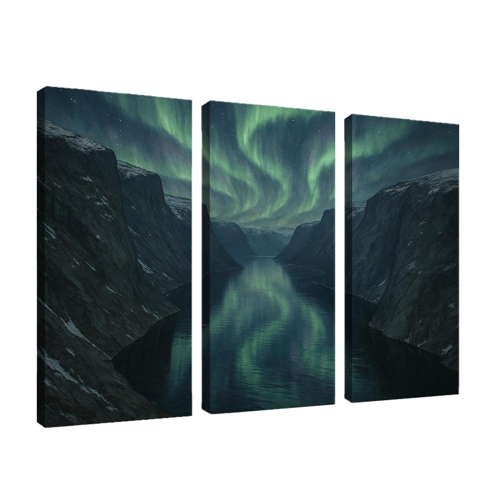 Aurora Clouds Above The Crystal Fjord decor