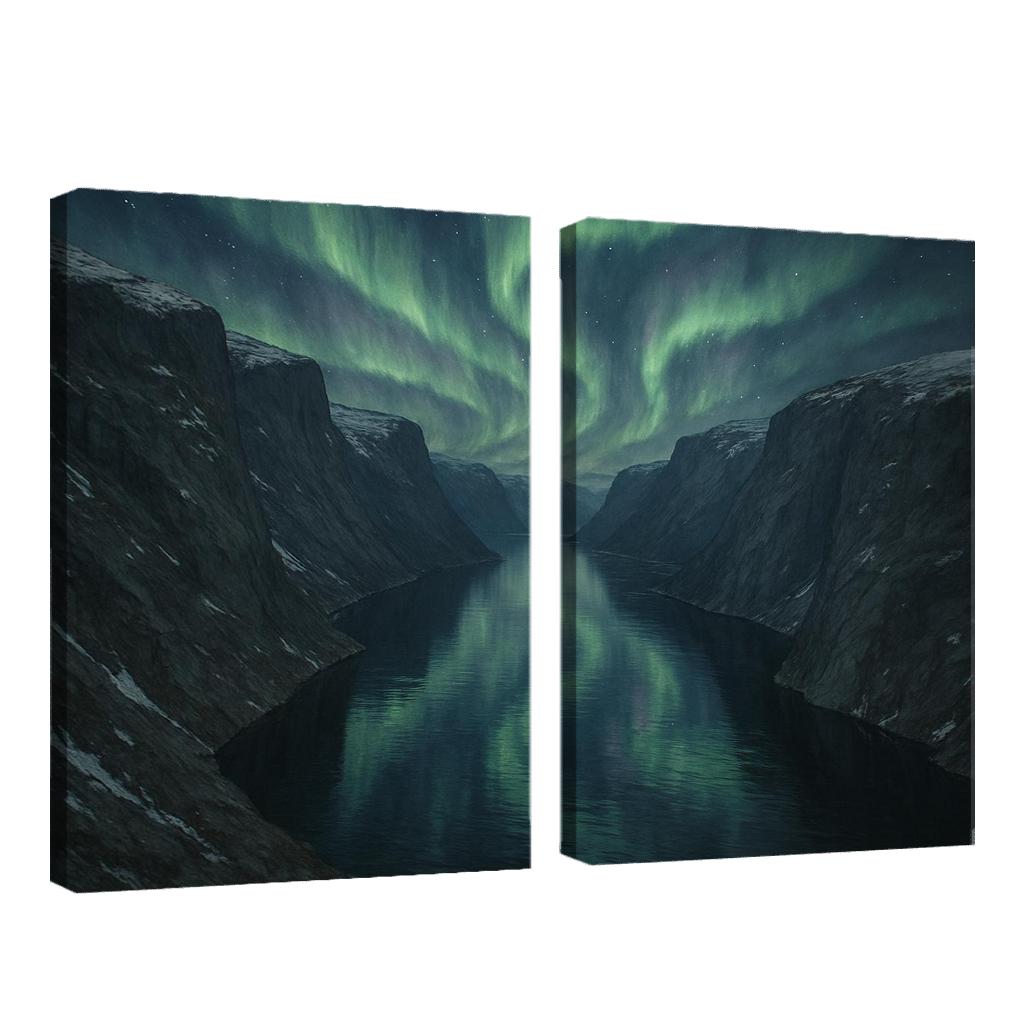 Aurora Clouds Above The Crystal Fjord decor