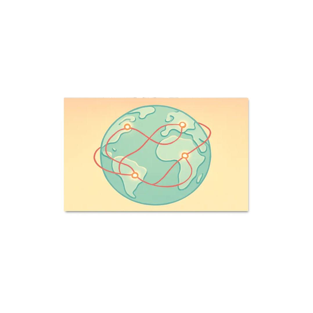 Ribbon Routes Of The Silent Sea canvas paintings frame