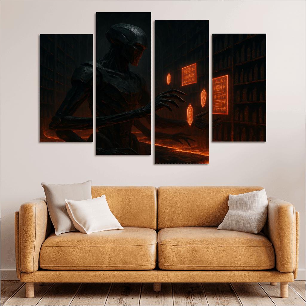 The Obsidian Archivist one-piece frames